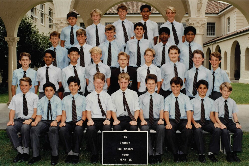 Class 8E 1990