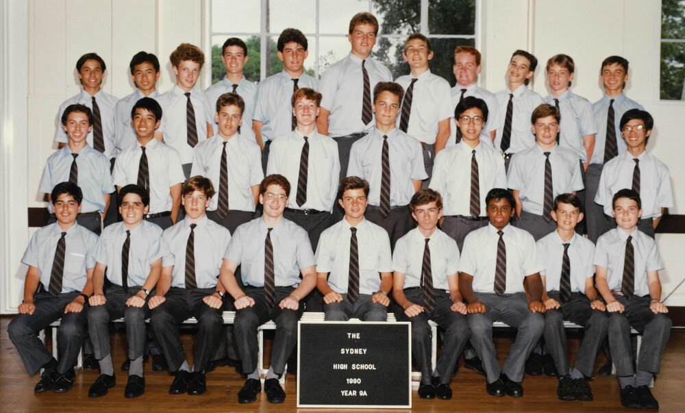 Class 9A 1990