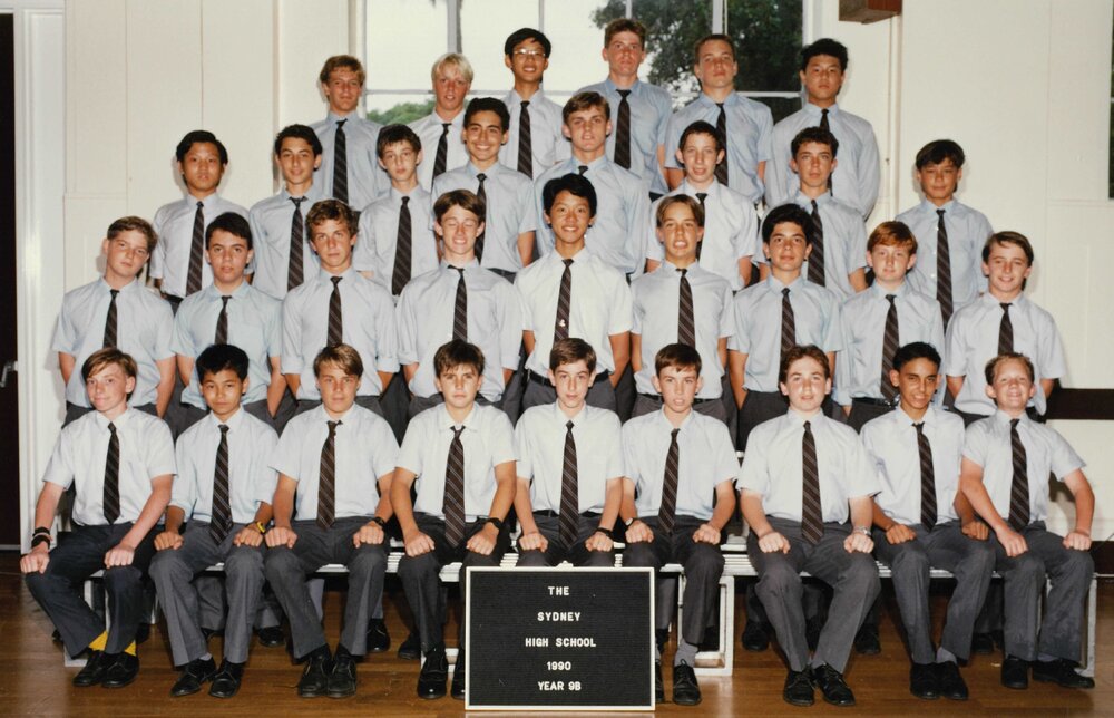 Class 9B 1990