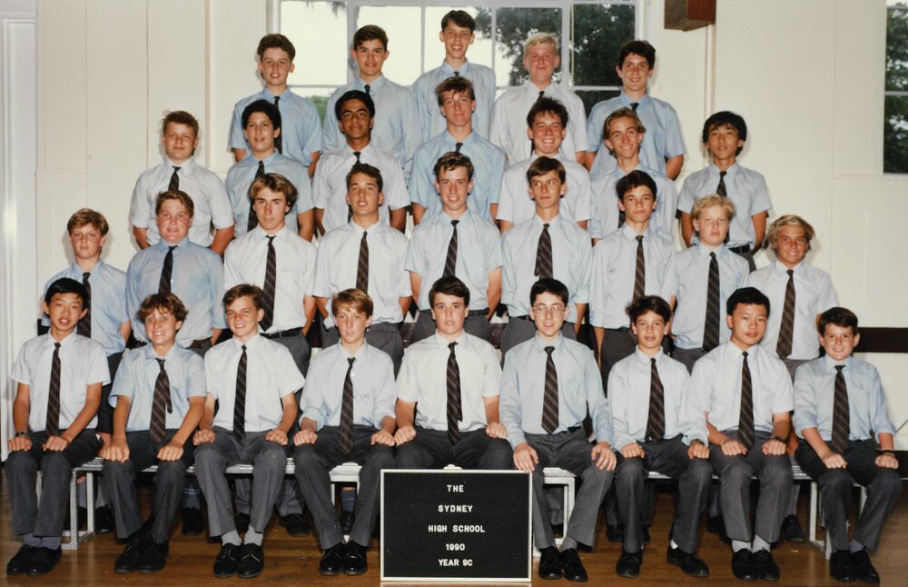 Class 9C 1990