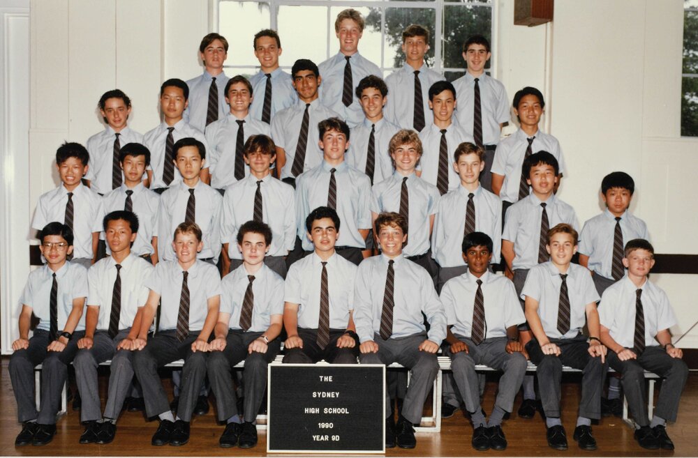 Class 9D 1990