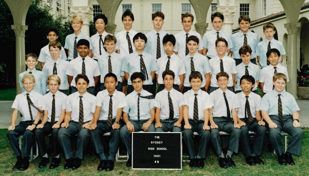 Class 8B 1991