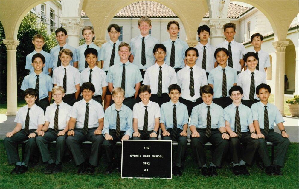 Class 8S 1992