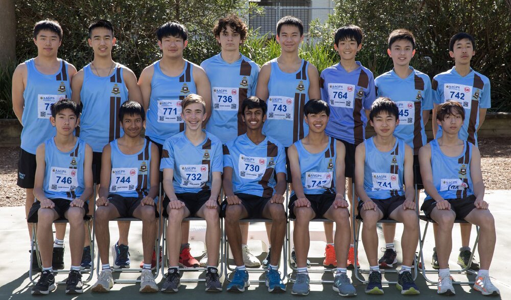 Cross Country intermediate team 2023