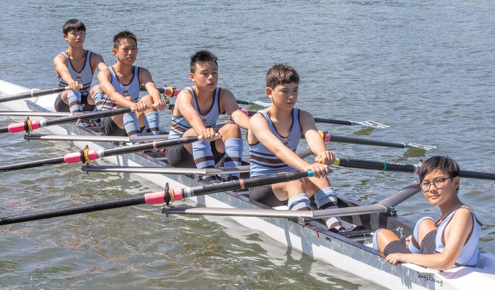 Rowing 2nd year 8 quad 2023