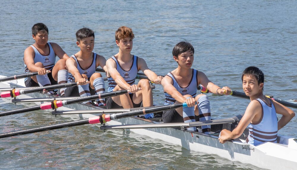 Rowing 2nd year 9 quad 2023
