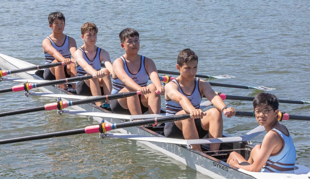 Rowing 3rd year 9 quad 2023