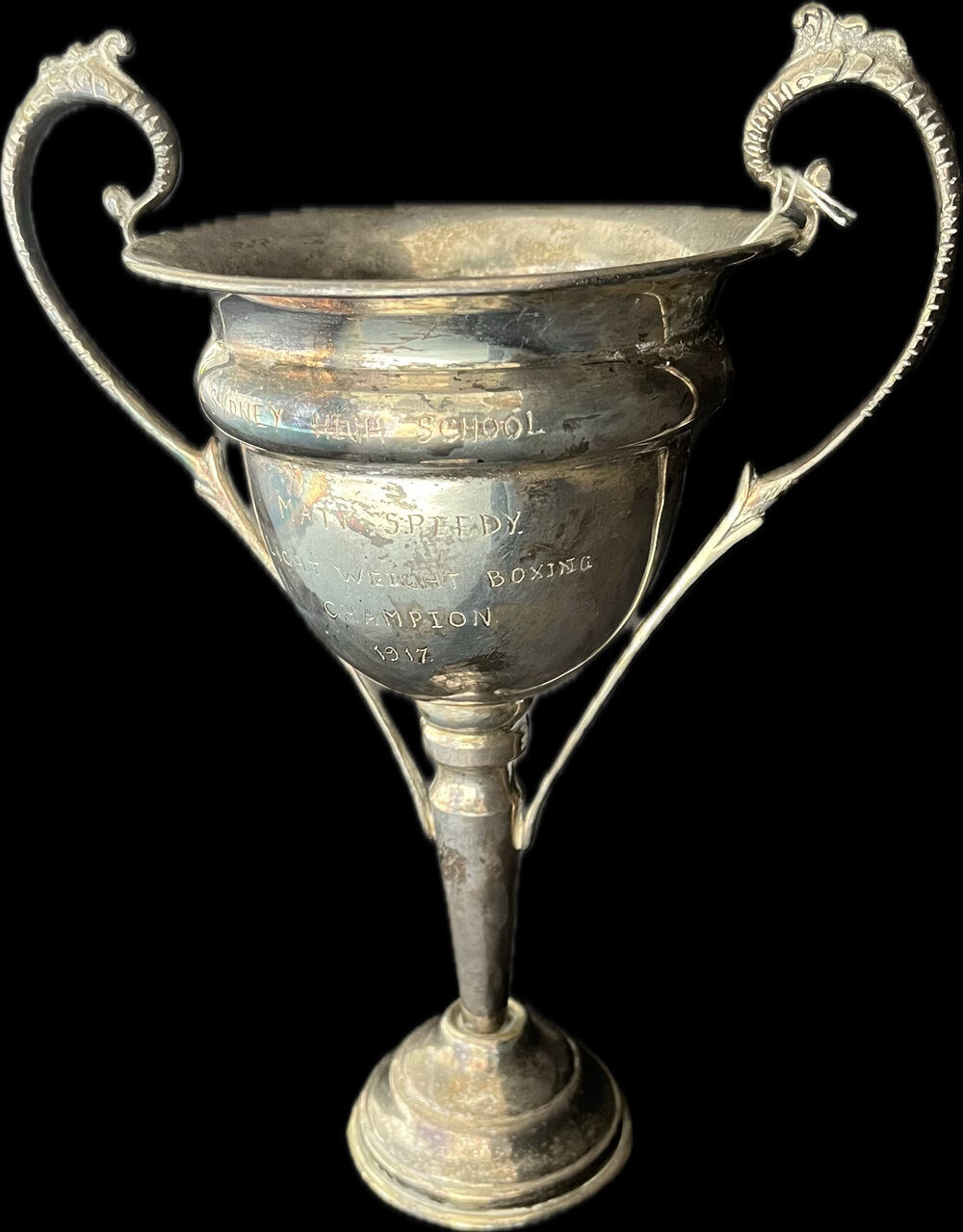 Trophy: Light Weight Boxing Champion, 1917