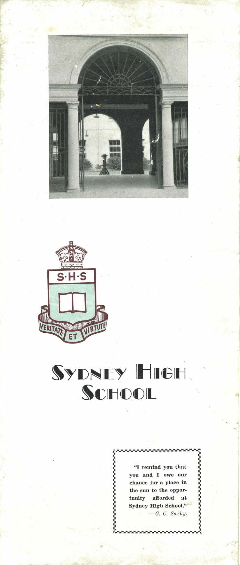 Fairland Pavilion Fund brochure 1950