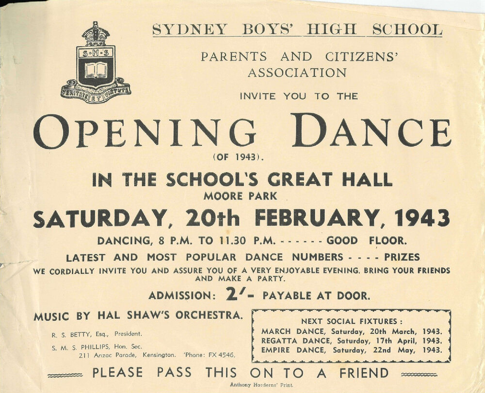 Opening Dance, 20 February 1943