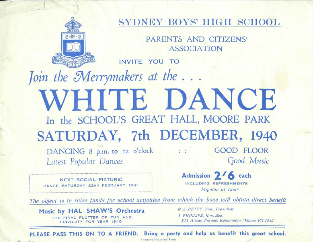 White Dance, 7 December 1940
