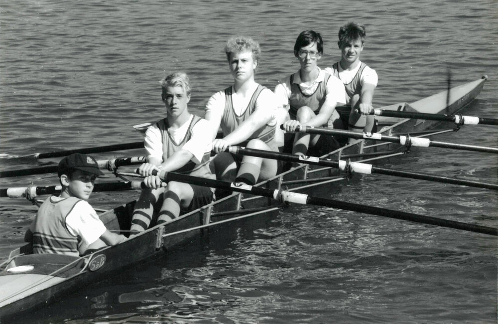 Rowing 1st quad scull 1991