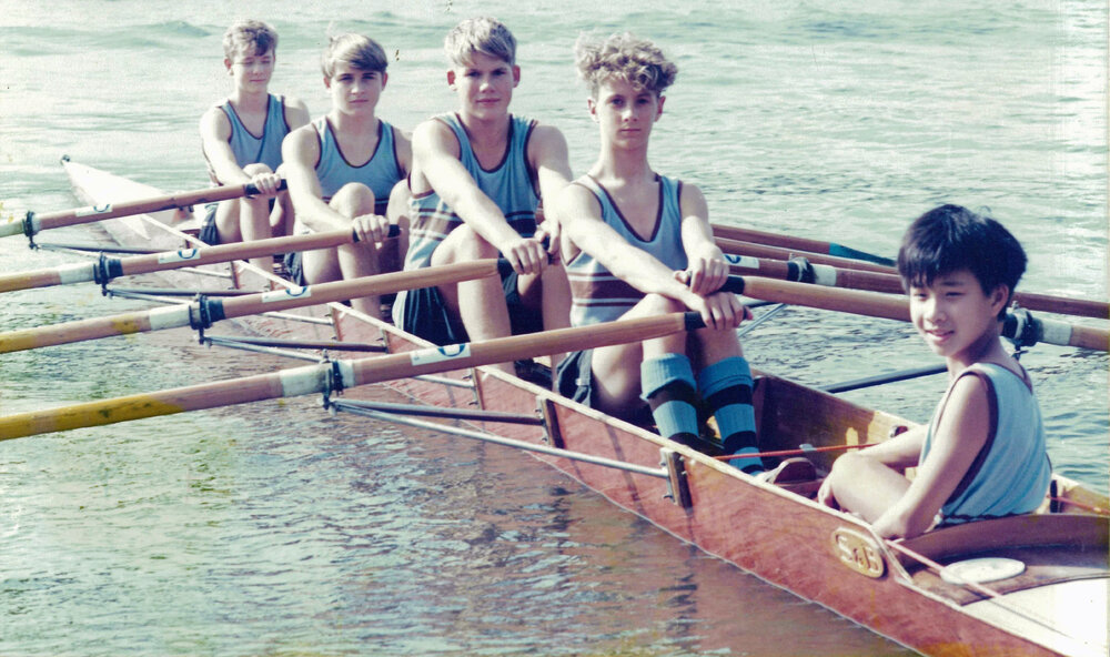 Rowing 3rd quad scull 1992