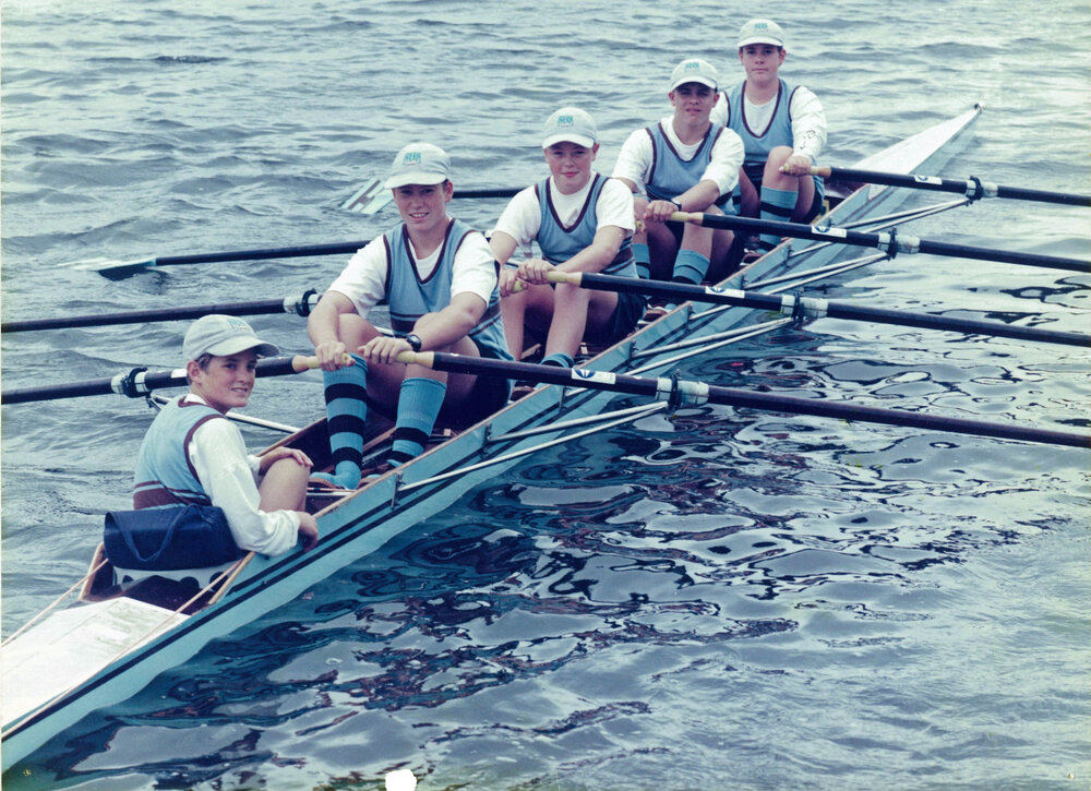 Rowing 3rd quad scull 1995