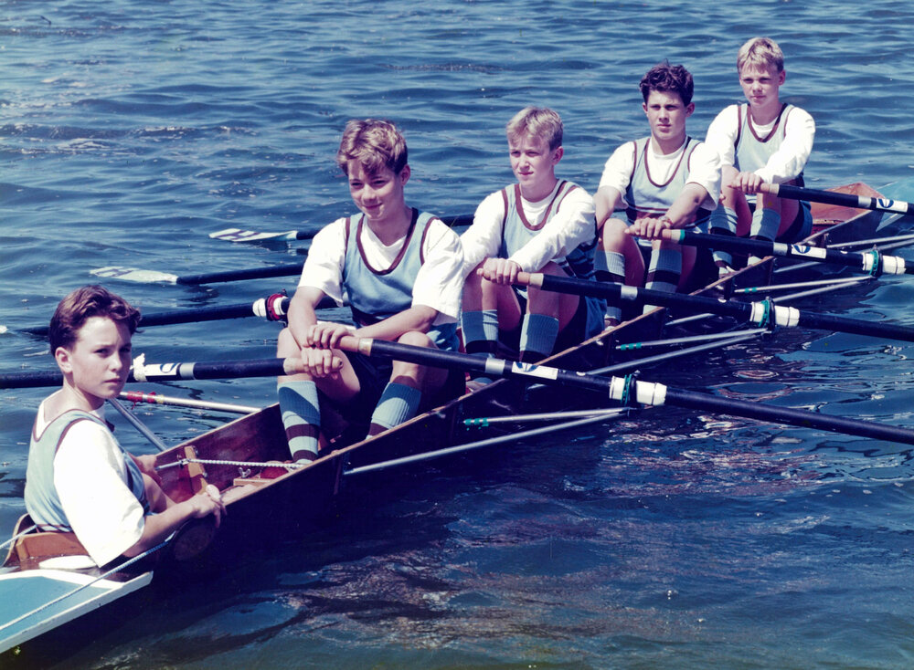 Rowing 4th quad scull 1996