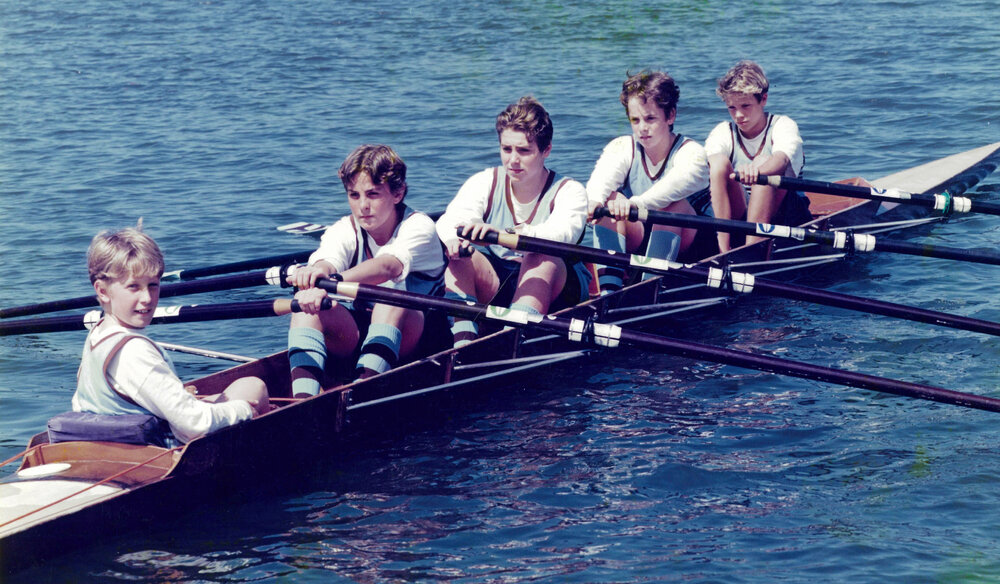 Rowing 5th quad scull 1996