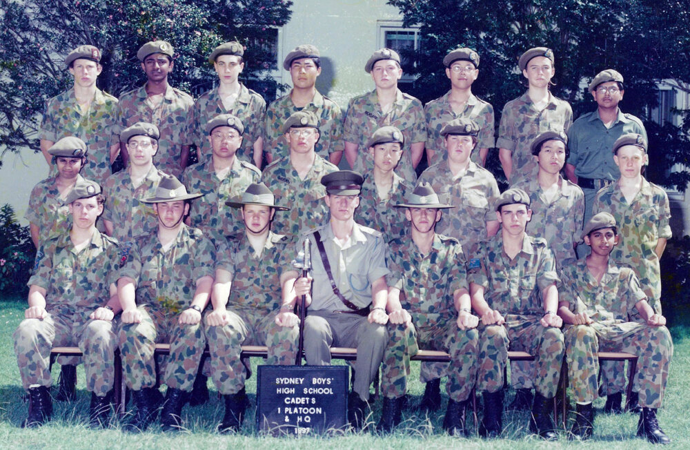 Cadets 1 platoon and headquarters 1997