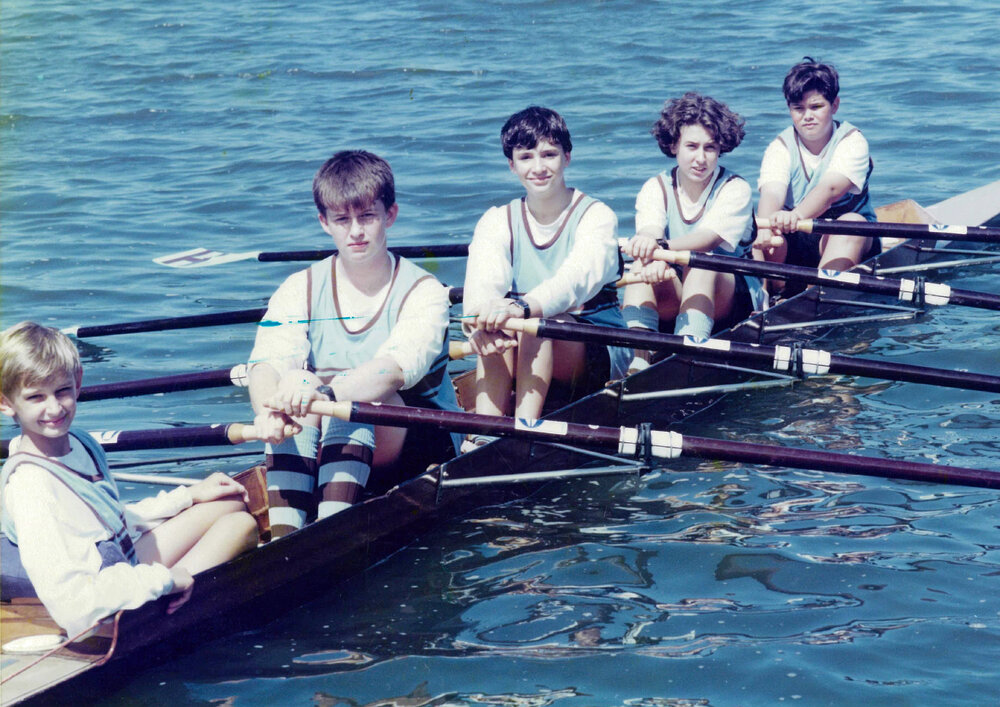 Rowing 7th quad scull 1996