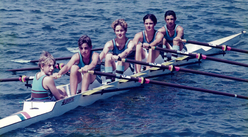 Rowing 2nd quad scull 1997