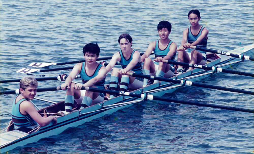 Rowing 4th quad scull 1997