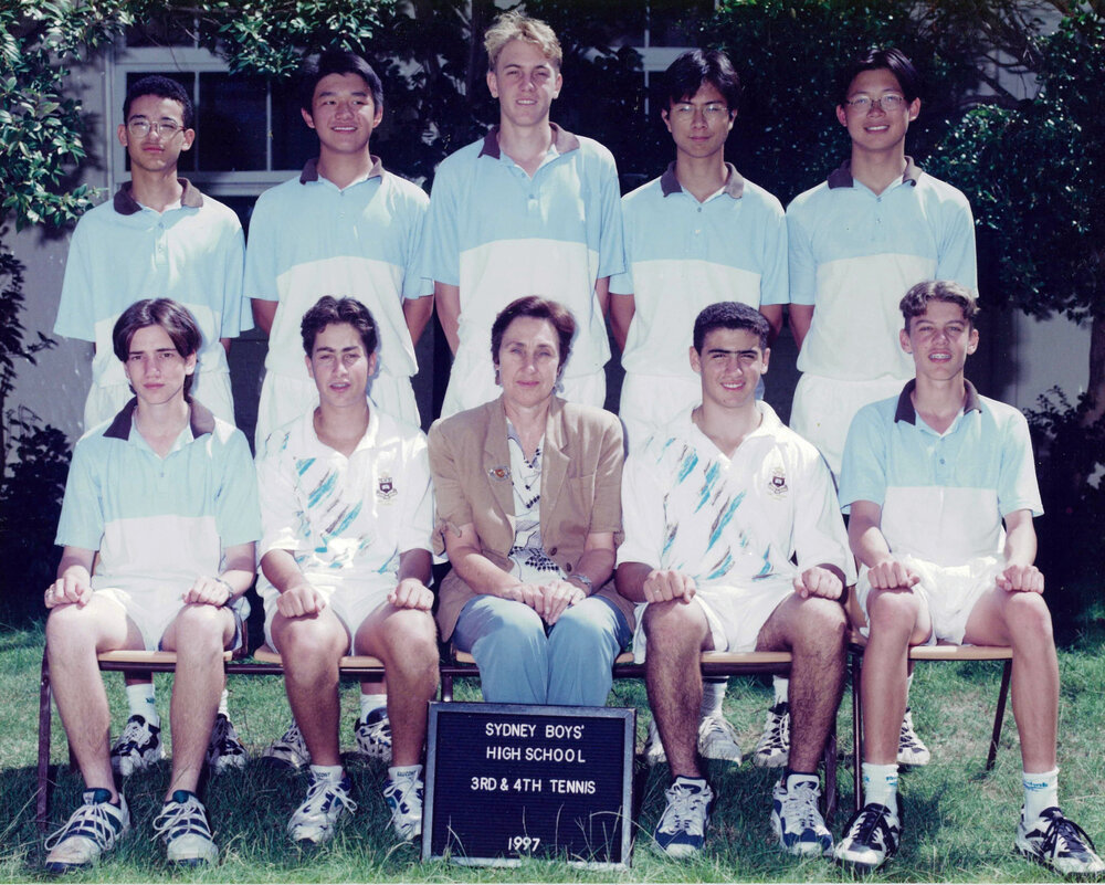 Tennis 3rd and 4th grade 1997