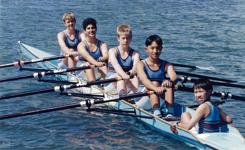 Rowing 3rd quad scull 1999