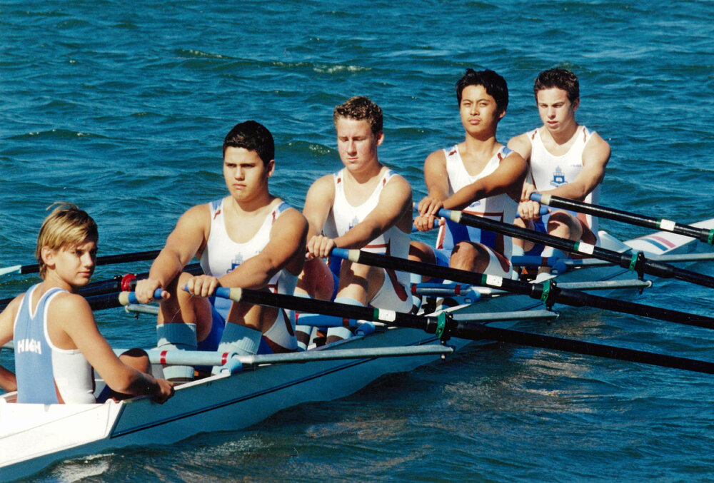 Rowing 1st Year 9 quad scull 2001