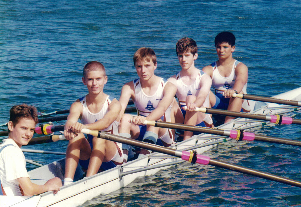 Rowing 2nd Year 8 quad scull 2001