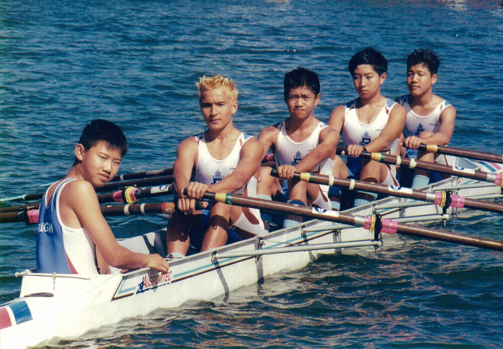 Rowing 5th Year 9 quad scull 2001