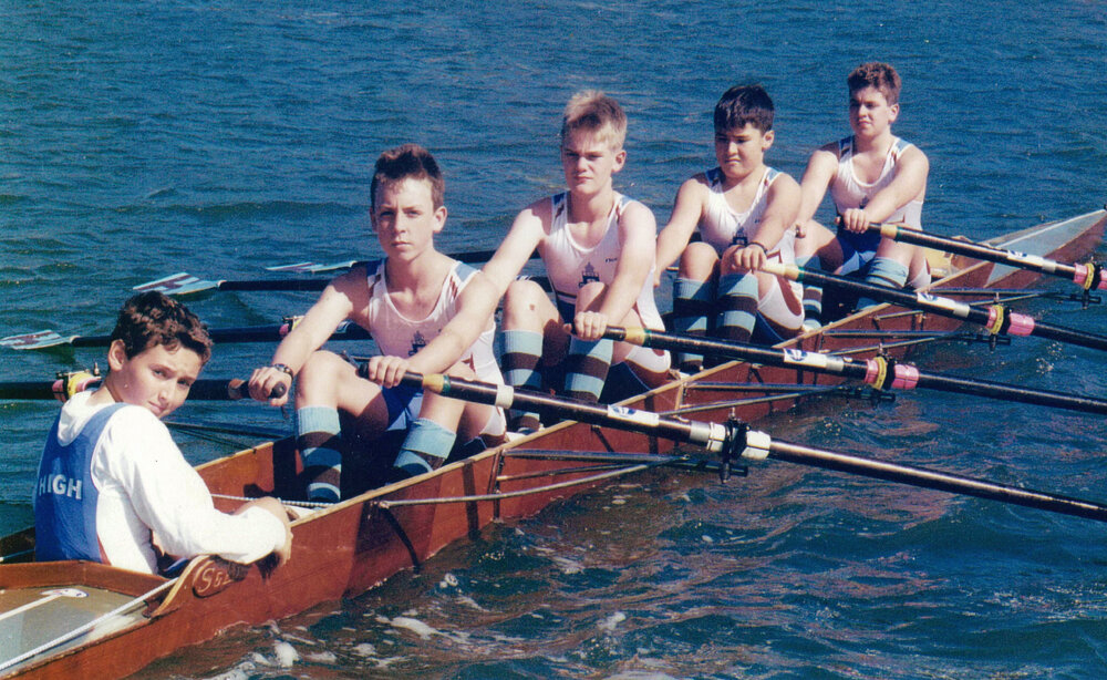 Rowing 6th Year 8 quad scull 2001