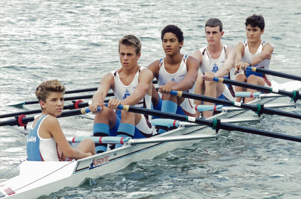Rowing 1st Year 9 quad scull 2002