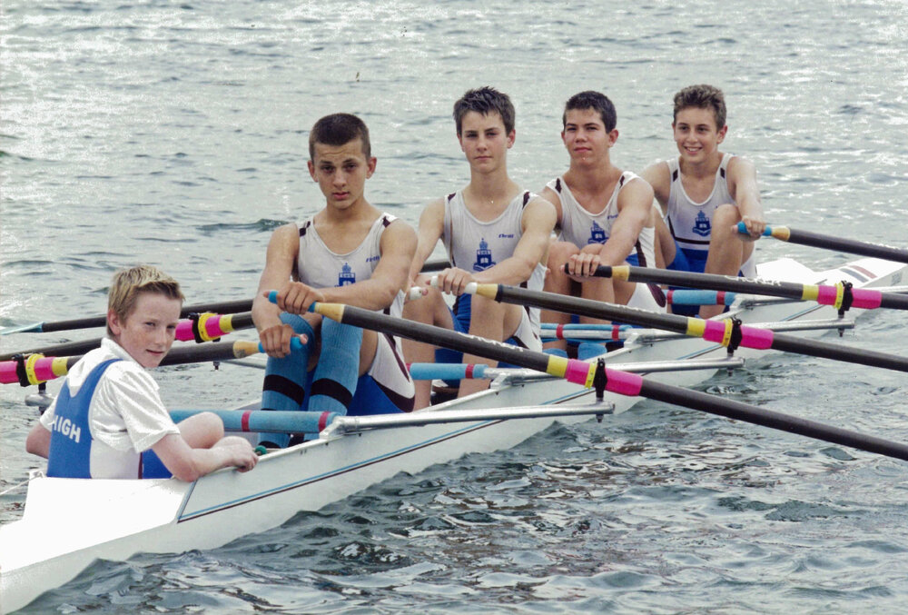 Rowing 2nd Year 8 quad scull 2002