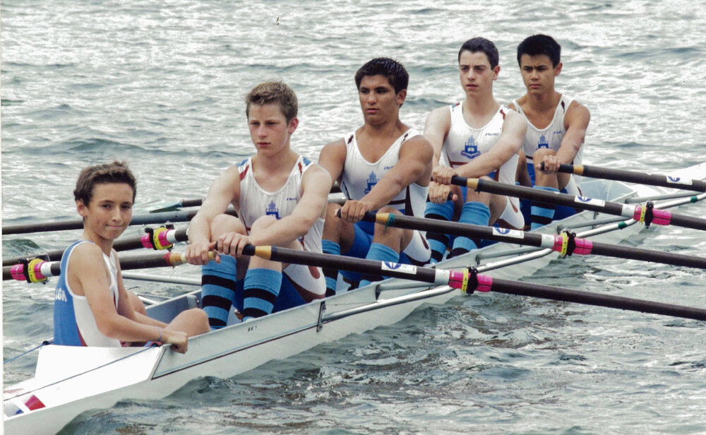 Rowing 4th Year 9 quad scull 2002
