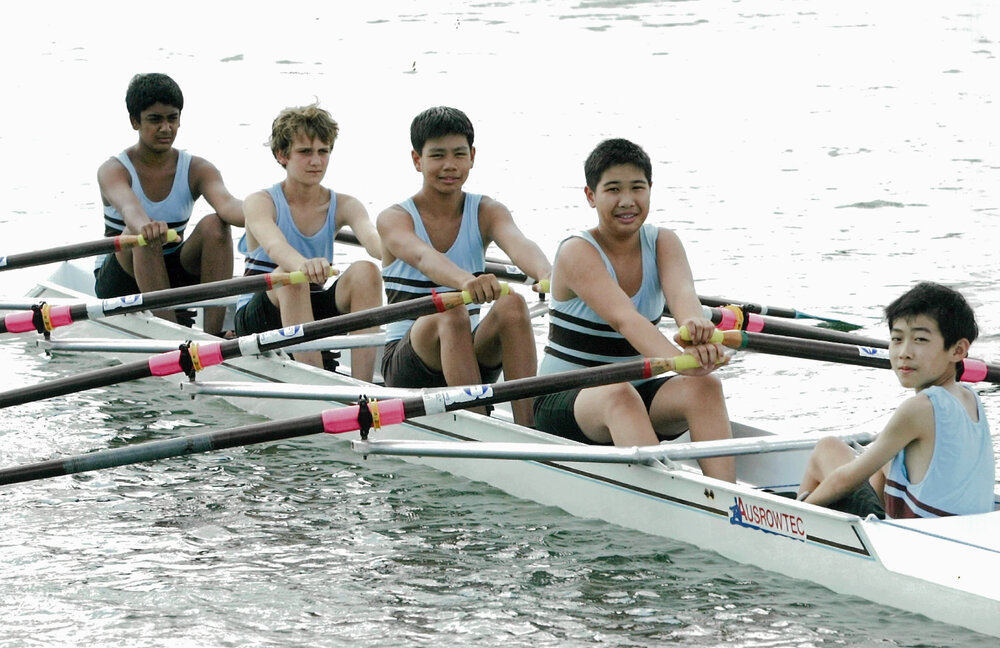 Rowing 4th Year 8 quad scull 2006