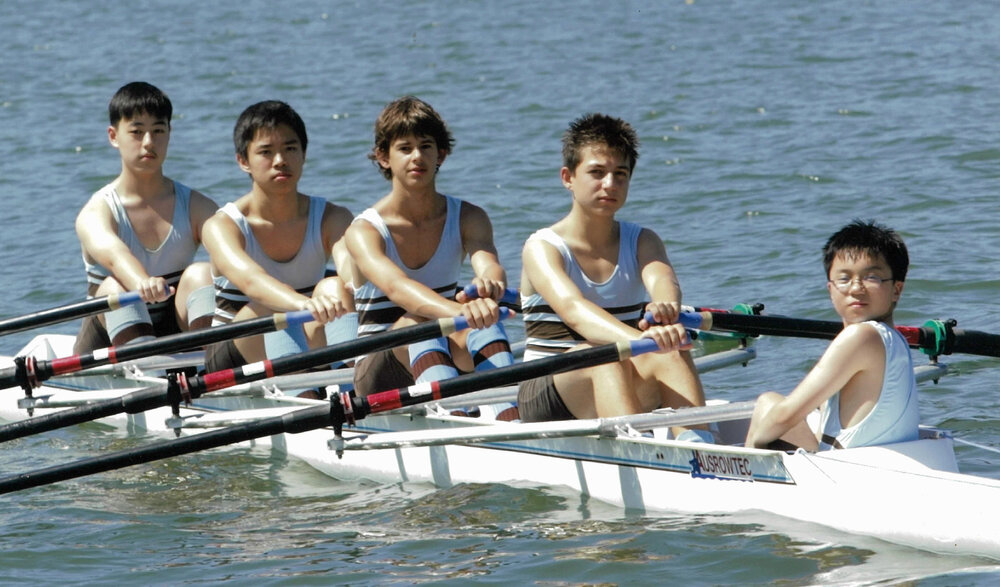 Rowing 2nd Year 9 quad scull 2008
