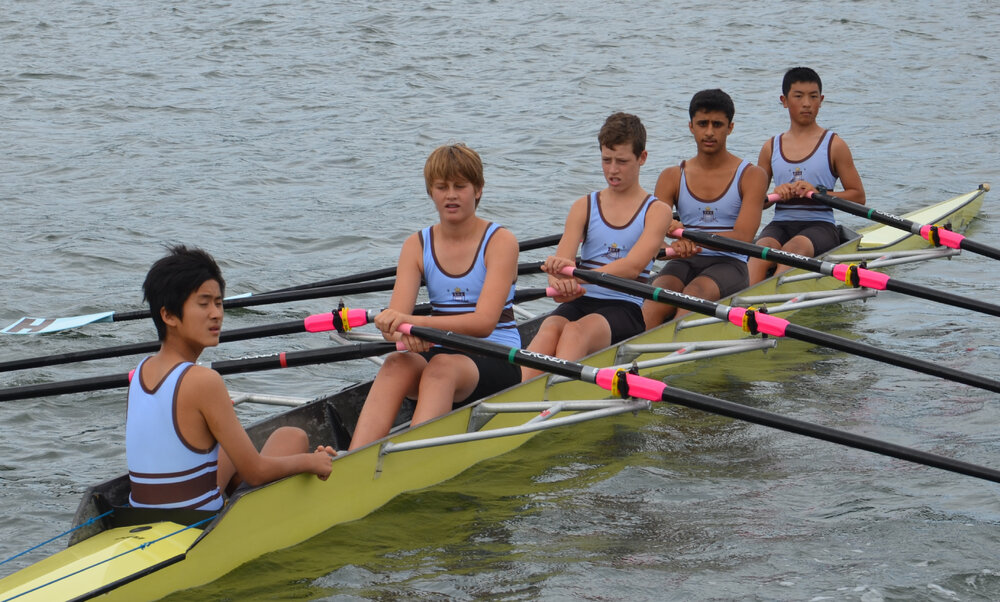 Rowing 3rd Year 9 quad scull 2014