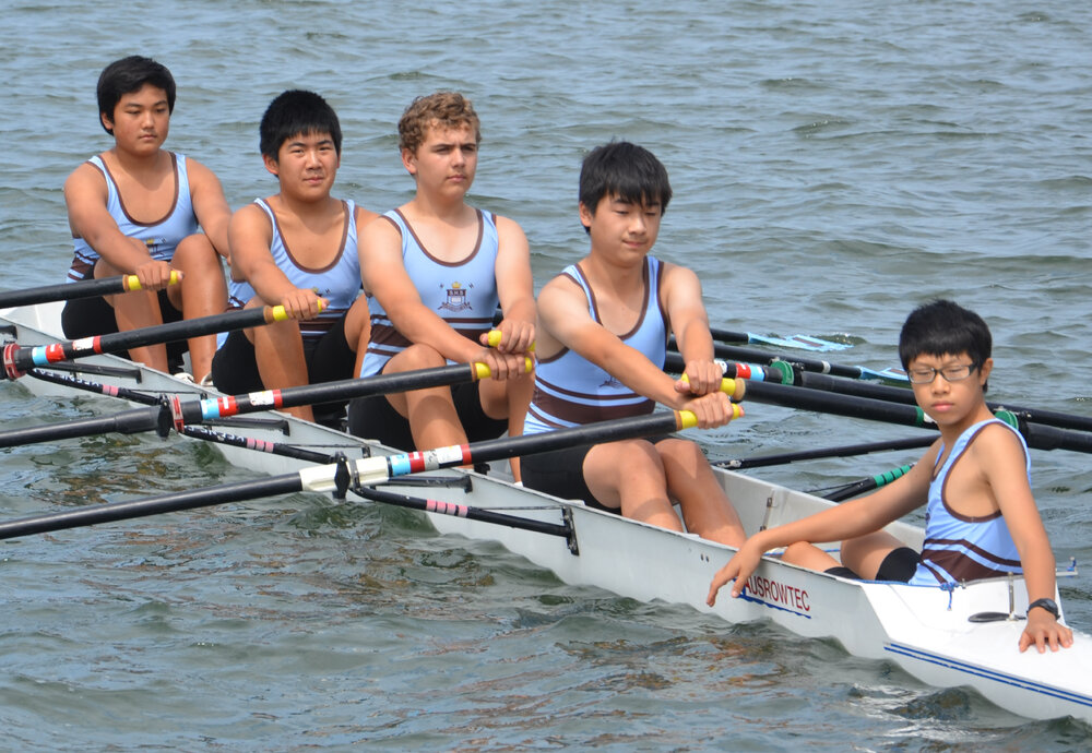 Rowing 3rd Year 8 quad scull 2014
