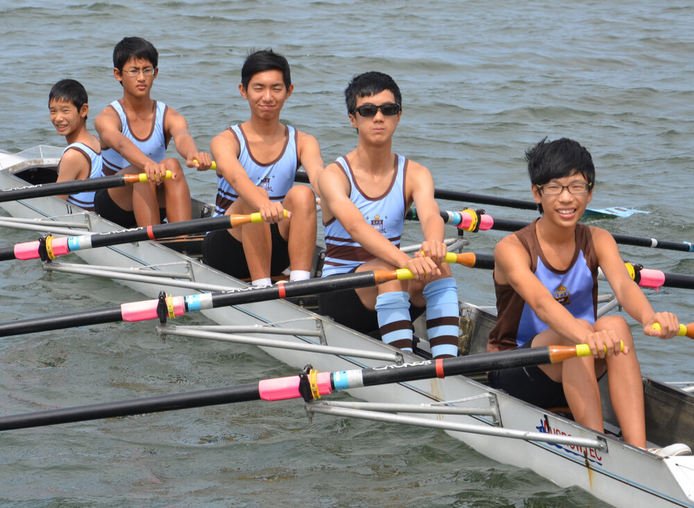 Rowing 2nd Year 8 quad scull 2014