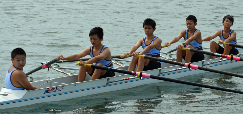 Rowing 4th Year 8 quad scull 2014