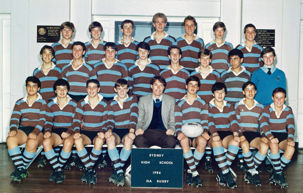 Rugby 15A XV 1986