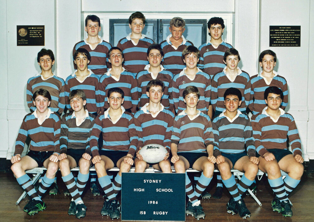 Rugby 15B XV 1986
