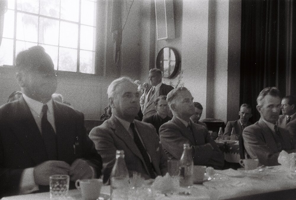 Fourth year farewell lunch to fifth year 1956