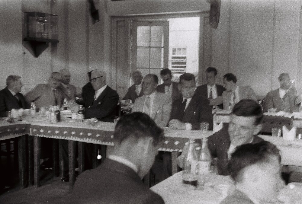 Fourth year farewell lunch to fifth year 1956