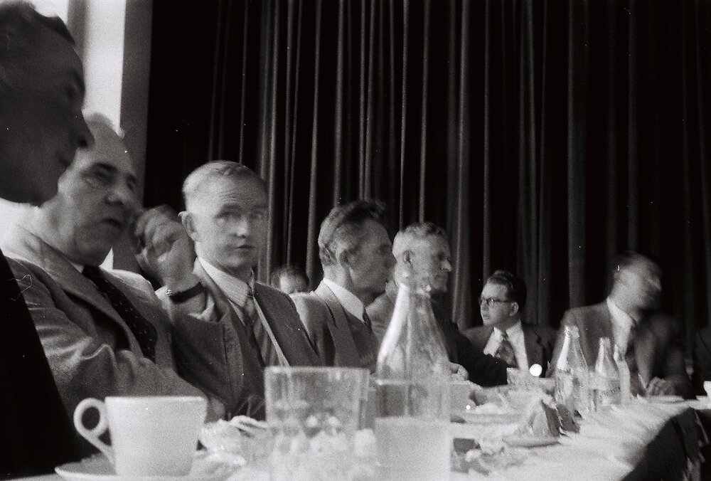 Fourth year farewell lunch to fifth year 1956