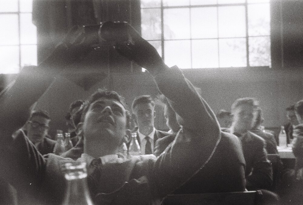 Fourth year farewell lunch to fifth year 1956