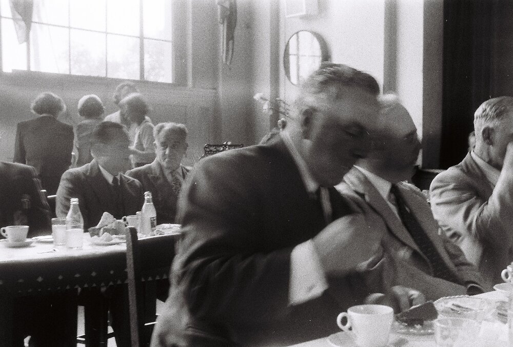 Fourth year farewell lunch to fifth year 1956