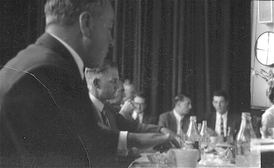 Fourth year farewell lunch to fifth year 1956