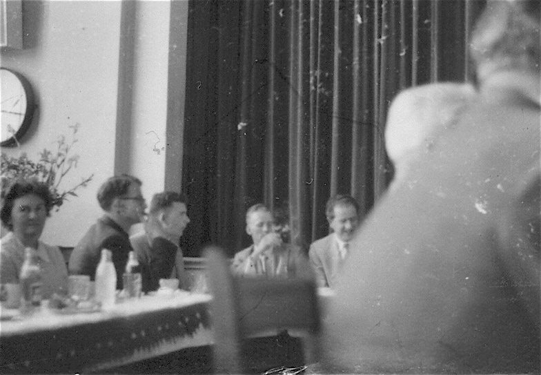 Fourth year farewell lunch to fifth year 1956