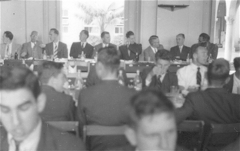Fourth year farewell lunch to fifth year 1956