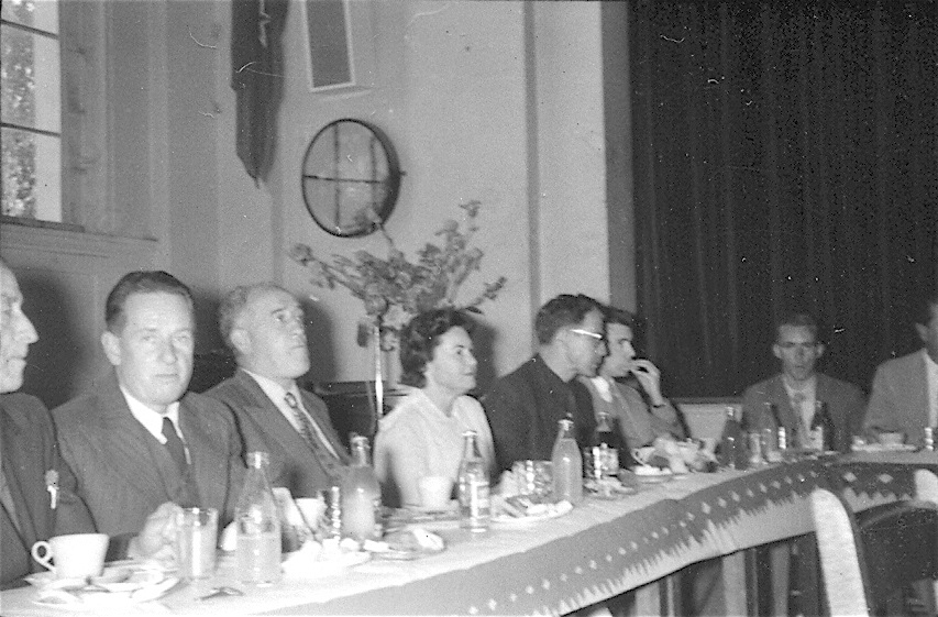 Fourth year farewell lunch to fifth year 1956